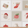 Printed Cotton FINNOIS White / Red